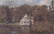 John Constable The Quarters'behind Alresford Hall oil painting artist